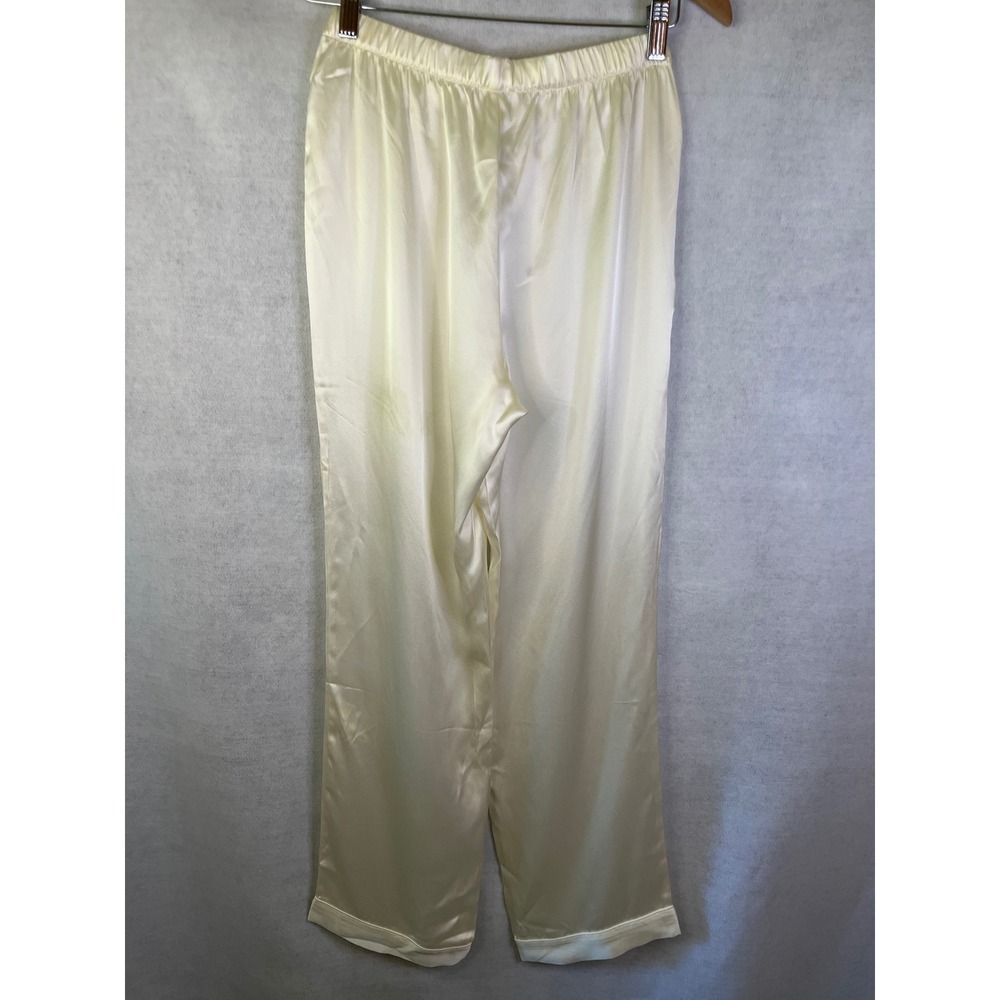 Intimissimi Cream/White 100% Silk Pajama Set Sz S NWOT - Picture 8 of 13